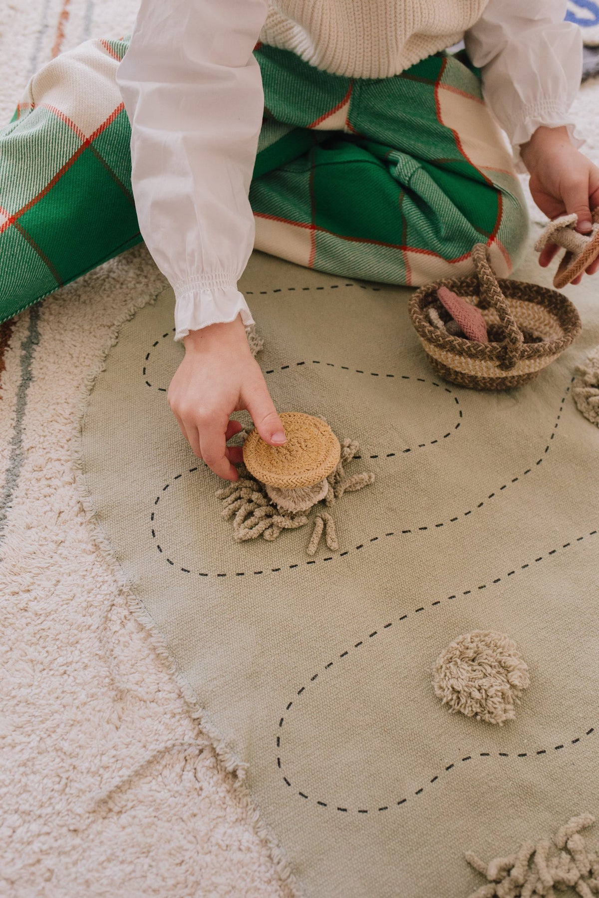 Small World Green Toy - Snail by Lorena Canals