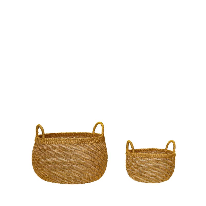 Solar Baskets (Set of 2) by Hübsch