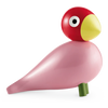 Kay Bojesen Songbird from the Kids Collection, a wooden toy bird with colorful painted feathers and detailed craftsmanship.