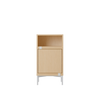 Stacked Storage System Bedside Table Configuration by Muuto
