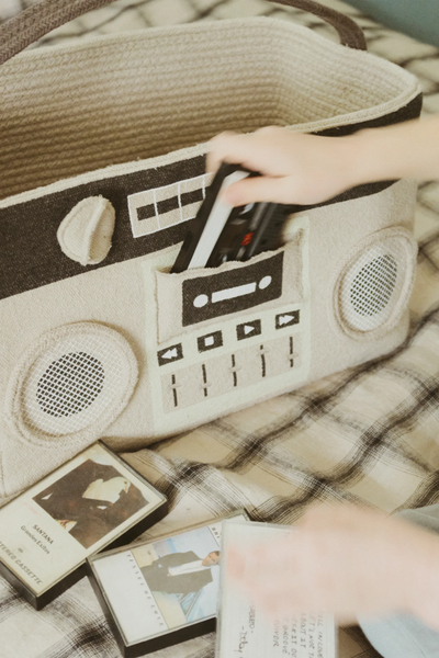 Boombox Basket by Lorena Canals