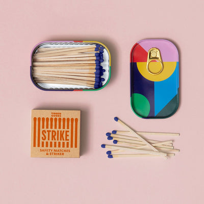 Tinned Goods - Strike Safety Matches & Striker by Block Design