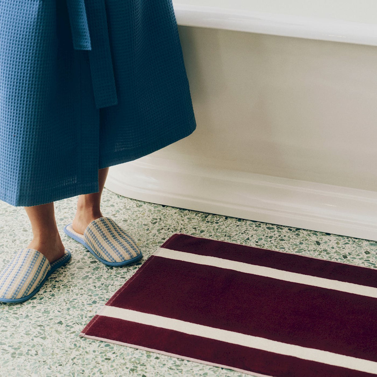 Stripe Bath Mat by Hay
