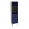 Study Shelf Unit Dark Blue/Grey by Hübsch