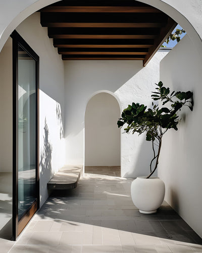 Sunao Vase Plant Pot, Hexa - Birch by 101 Copenhagen