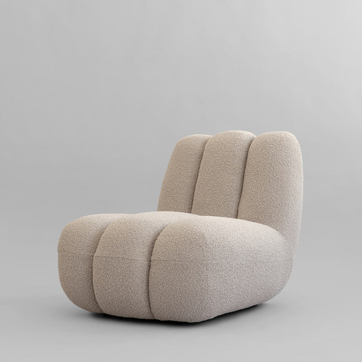 Toe Chair - Smoked Sand Bouclé by 101 Copenhagen