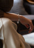 Silver plated Velo Chain bracelet by Skultuna, featuring a sleek, minimalist design for stylish accessories.