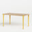 Tiptoe Dining Table 150x75 cm - Eco-certified Wood by Tiptoe