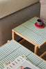 Tile Side Table - Mint/Natural by Hübsch