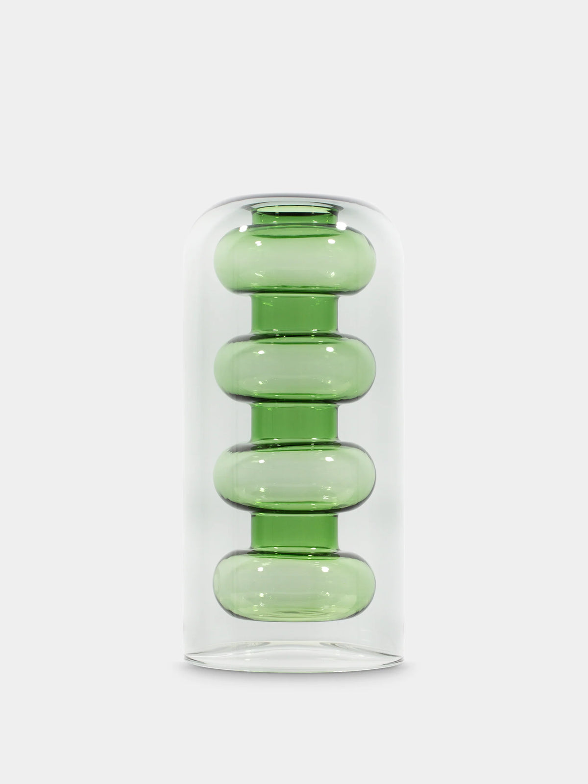 Tom Dixon Bump Tall Vase displayed as a sleek, modern ceramic accessory with a textured, sculptural design.