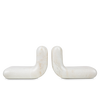 White Stone Bookends by Tom Dixon, modern accessories with smooth, minimalist stone design for stylish book organization.