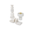 White Stone Bookends by Tom Dixon, stylish accessory featuring smooth stone design for holding books upright.