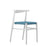 Toou JOI Twenty Chair, a modern seating piece with a sleek design, shown in a cozy coffee-colored finish.