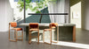 Bend Goods Tube Counter Stool with sleek metal frame and cushioned seat, ideal for modern home or bar seating.