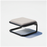 Black Tube Ottoman by Bend Goods, a modern, cylindrical seating piece with sleek design and minimalistic style.