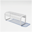 Modern Tube Bench by Bend Goods, a sleek metal seating piece with a minimalist design and tubular frame.