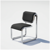 Chrome Tube Chair by Bend Goods, a stylish seating piece with sleek tubular metal design and modern aesthetic.