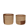 Twine Baskets (Set of 2) by Hübsch