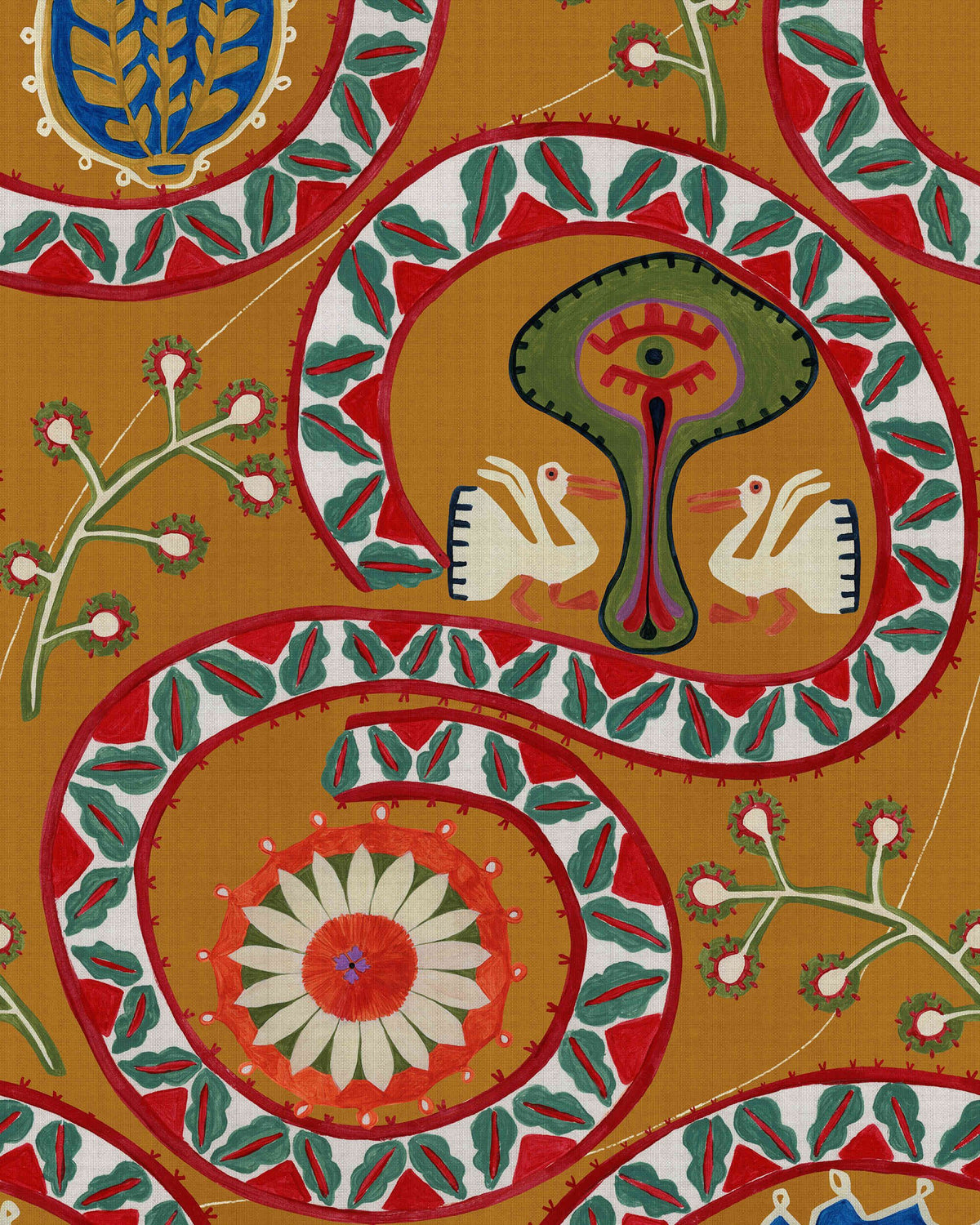 TWO STORKS Wallpaper by Mindthegap