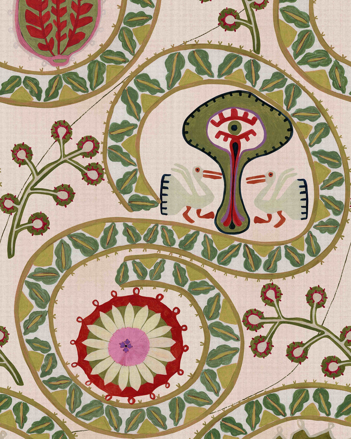 TWO STORKS Wallpaper by Mindthegap