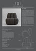 Toe Chair - Deep Taupe Bouclé by 101 Copenhagen