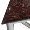 Jonathan Adler Ultra Triangle Accent Table featuring a sleek geometric design and smooth surface for modern home decor.