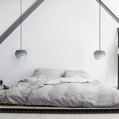 UMAGE Carmina lampshade in white, a sleek and modern lighting accessory with a minimalist design for stylish home illumination.