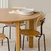 Table de salle à manger Comfort Circle avec extension par Umage