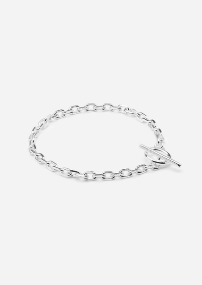 Unité Chain Bracelet Thin - Silver Plated by Skultuna