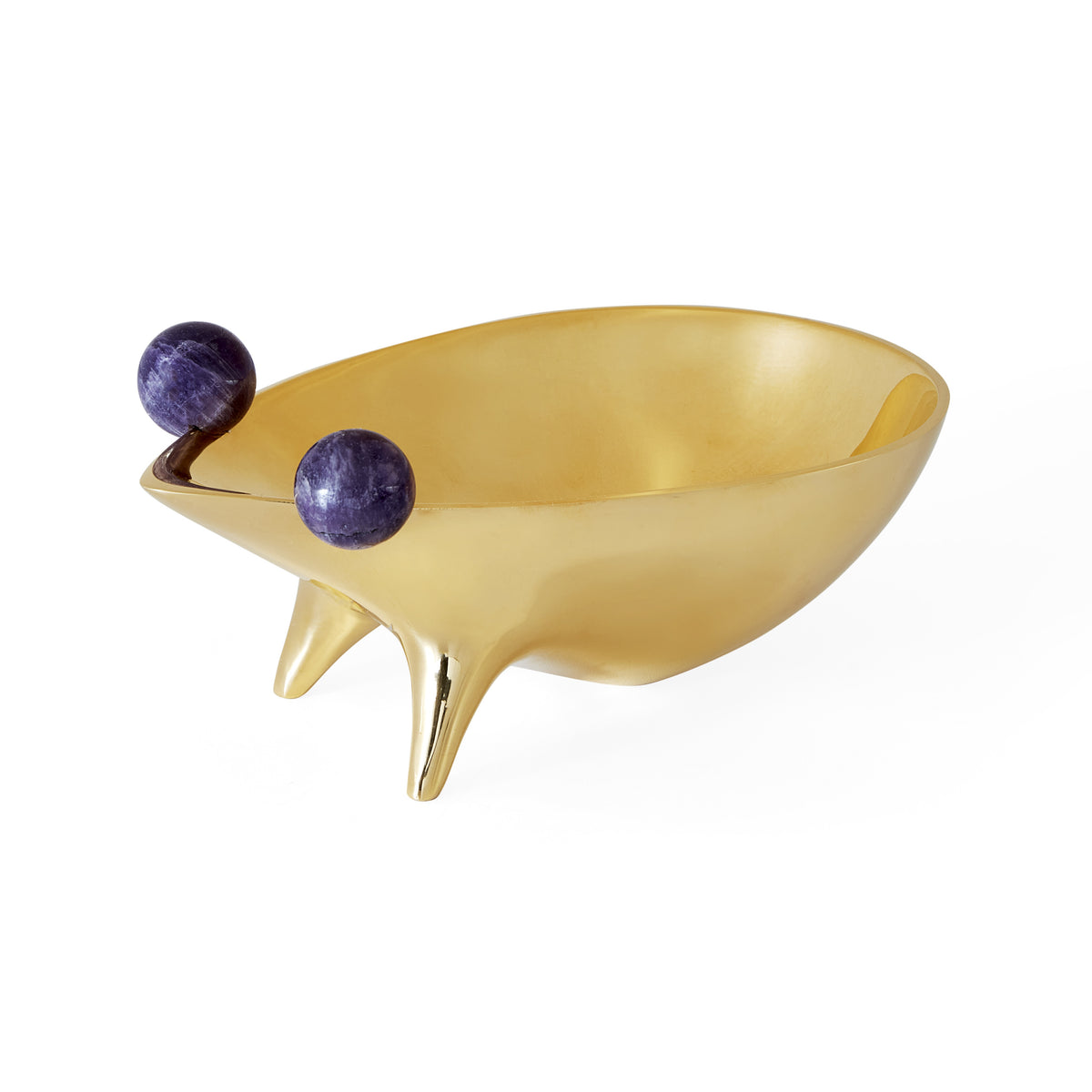 Brass Frog Bowl by Jonathan Adler