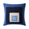 Pop Offset Square Pillow - Blue/Multi 20"x 20" by Jonathan Adler