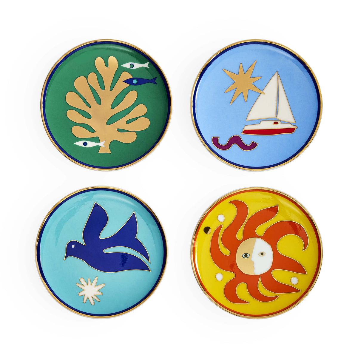 Playa Coaster Set - Set of 4 by Jonathan Adler