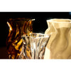 Large amber Vena Vase by AYTM, a stylish accessory with a sleek, modern design suitable for home decor.