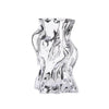 Large transparent Vena Vase by AYTM, a modern glass accessory for floral arrangements and decorative display.