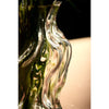 Large clear Vena Vase by AYTM, stylish accessories piece with sleek glass design, perfect for modern home decor.