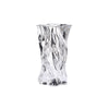 Clear Vena vase by AYTM, small glass accessories with a sleek, modern design for decorative floral arrangements.