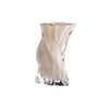 Dark cream Vena Vase by AYTM, small ceramic accessory with a sleek, modern design perfect for decorative displays.