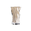 Dark cream Vena vase by AYTM, small decorative accessories with a sleek, modern design for stylish home decor.