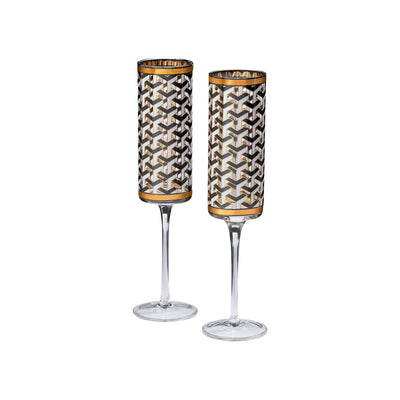 Versailles Champagne Flute Set by Jonathan Adler