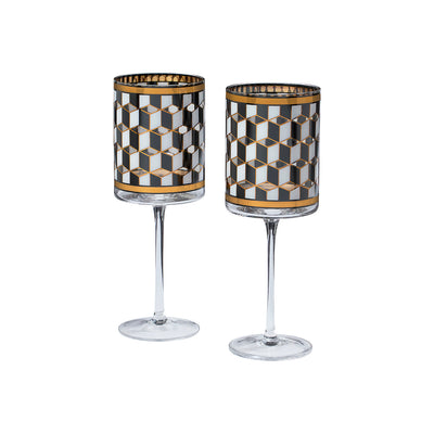 Versailles Wine Glass Set by Jonathan Adler