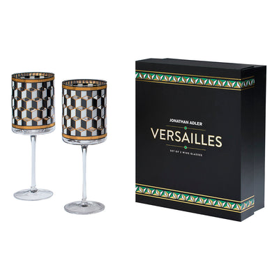 Versailles Wine Glass Set by Jonathan Adler