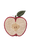 Lorena Canals Apple washable kids rug featuring a colorful apple design on soft fabric.