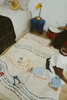 Notes Washable Play Rug by Lorena Canals