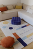 Geometrical Shapes Washable Rug by Lorena Canals