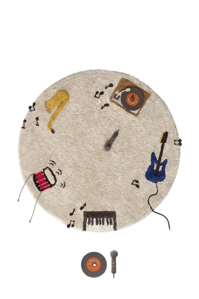 Music Washable Play Rug by Lorena Canals