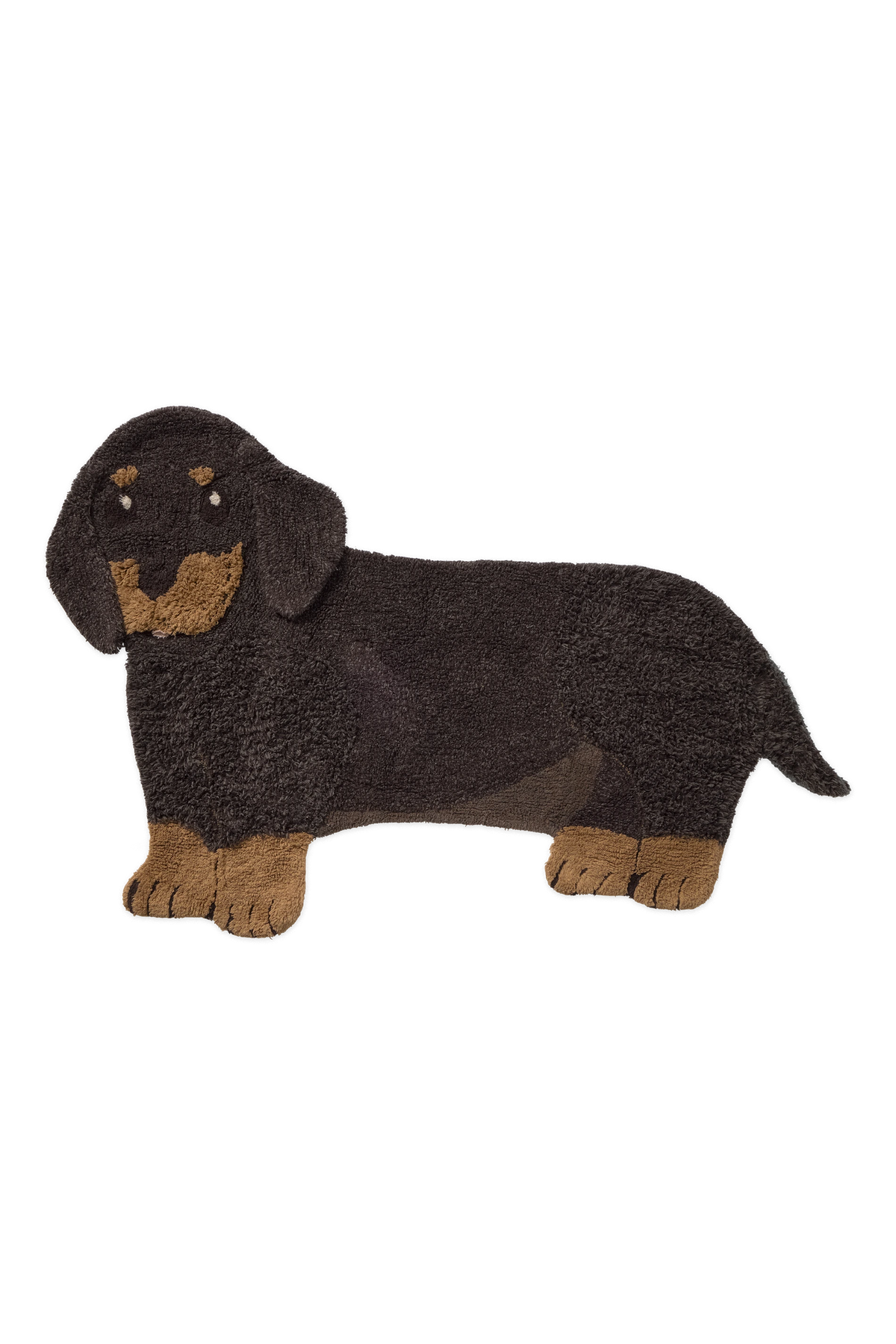 Kids washable rug featuring Jack the Dog design by Lorena Canals, soft and colorful with playful dog illustration.