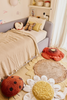 Kids' Sunflower washable rug by Lorena Canals featuring a vibrant sunflower design and soft, durable fabric.