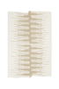 Natural wool Zagros area rug by Lorena Canals featuring a soft, neutral sandstone color and washable, cozy textile design.