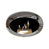 Le Feu Wall Dome - Chromed Silver by Le Feu