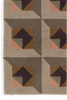 Tessera wool rug by Lorena Canals in khaki with a textured geometric design